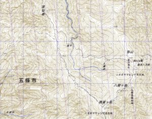 大峰山弥山地図